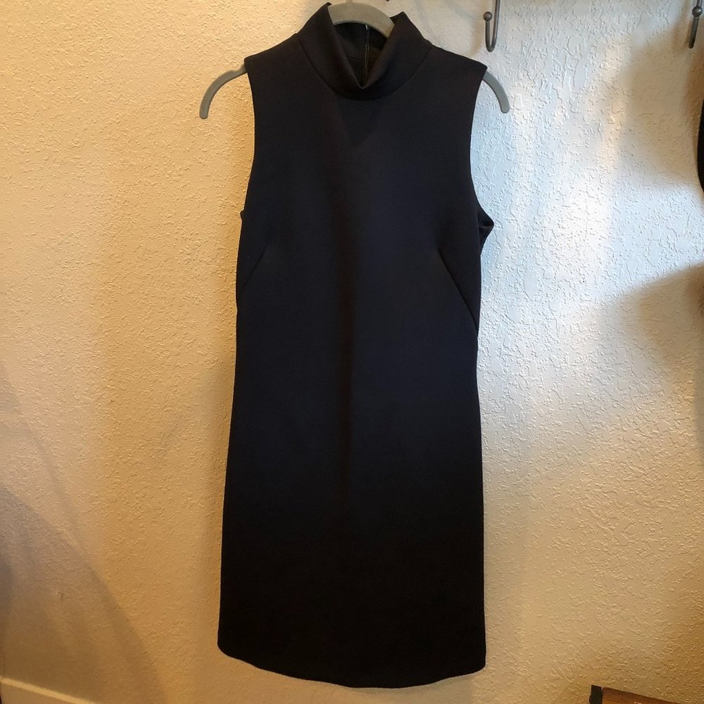 J.McLaughlin Black Mockturtle Scuba Dress